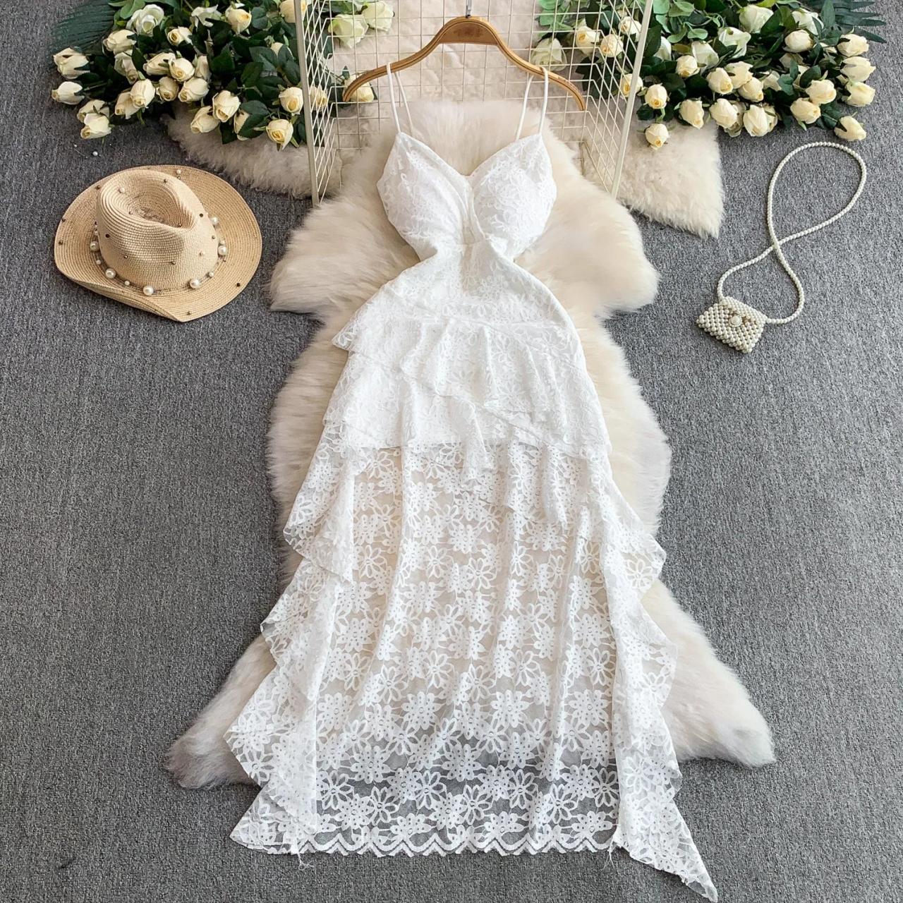 strapless lace back wedding dress Strapless Open Back Satin Ivory Wedding Dress with Pockets WD395 US16 / Ivory main image 1