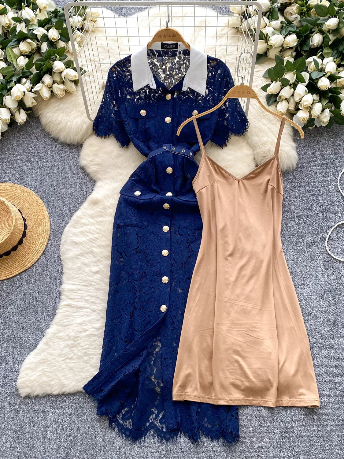 navy blue lace dress outfit New MissMay S Navy Blue Lace Cocktail Formal Dress off Shoulder Flare retro  mod