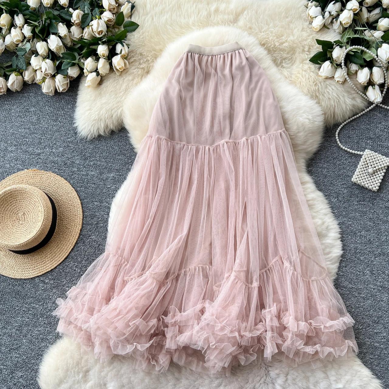 pink flowy ruffle dress lcziwo Womens Boho Western Maxi Dress Ruffle Irregular Hem Short Sleeve V Neck Dresses Elegant Flowy Summer Vacation Sundress Pink,XL, Women's