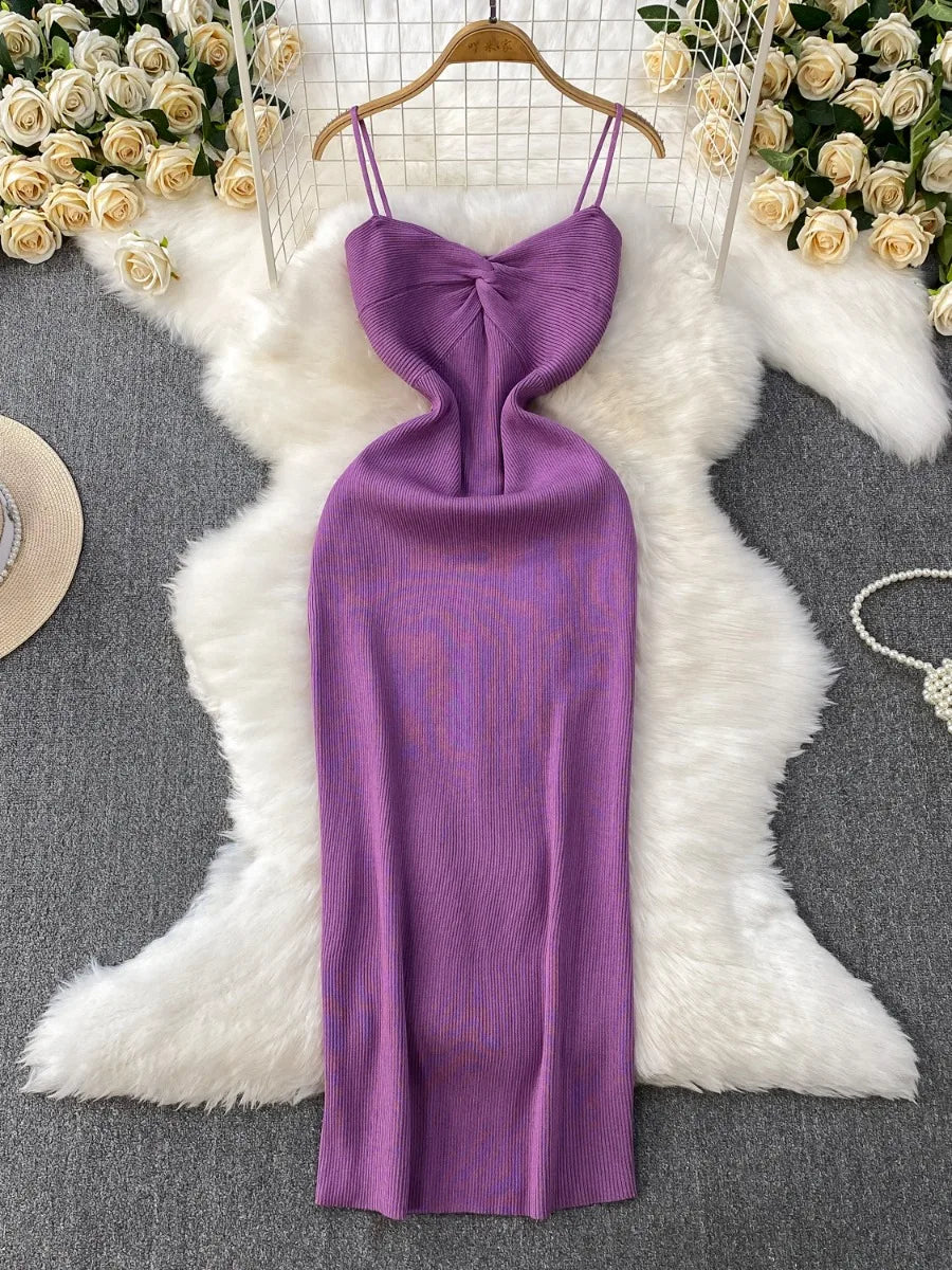 lilac bodycon dress midi Chi Chi London Women's Rosette Detail Bodycon Dress in Lilac 10
