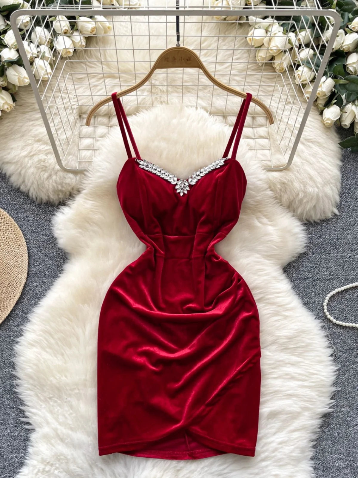 scarlet red satin dress Valeria Scarlet Red Satin Luxury Maxi Dress With Long Sleeves