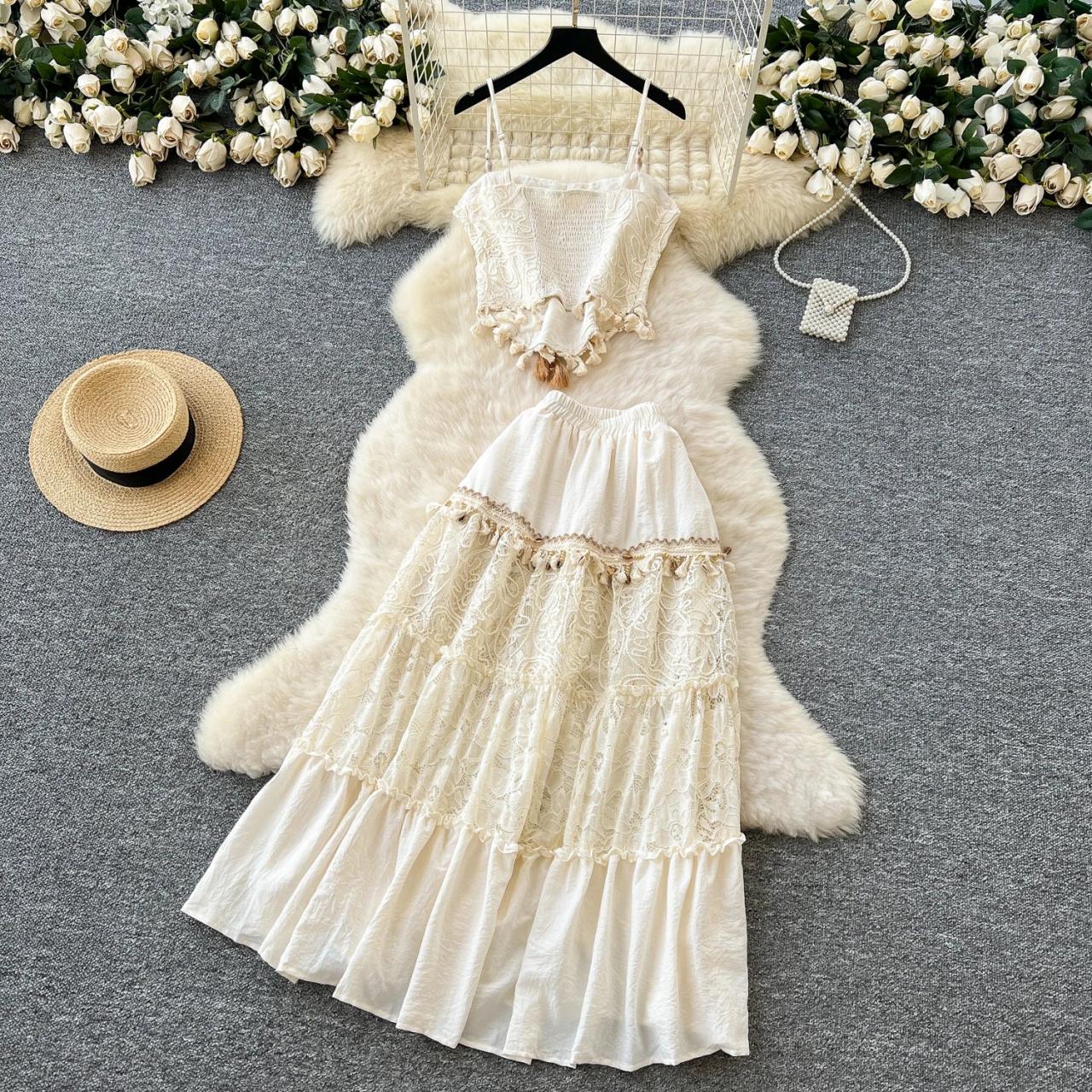 scalloped lace maxi dress Lace Maxi Dress main image 0